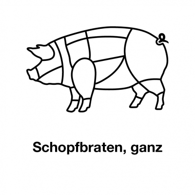 Schopfbraten im Ganzen Produkt-Bild